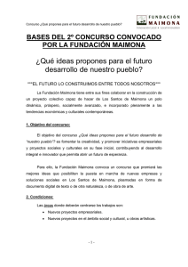 ¿Qué ideas propones para el futuro desarrollo de nuestro pueblo?