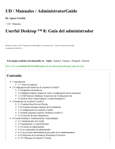 UD / Manuales / AdministratorGuide Userful Desktop ™ 8: Guía del