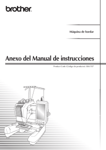 Anexo del Manual de instrucciones