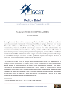 Policy Brief - Programa de Cooperación en Seguridad Regional