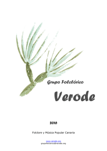 Dossier 2016 - Grupo Folclórico Verode