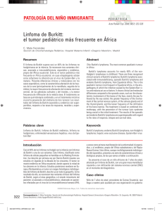 Linfoma de Burkitt: el tumor pediátrico más frecuente en África