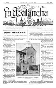 La Avalancha : revista ilustrada. Año 30, n. 706 [i.e. 707] (24 agosto