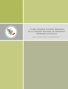 Informe - Poder Judicial del Distrito Federal