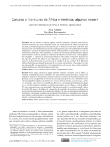 Culturas y literaturas de África y América