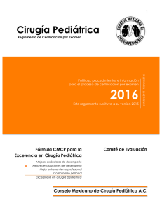 Reglamento - Consejo Mexicano de Cirugía Pediátrica