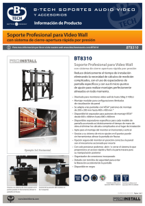 Soporte Profesional para Video Wall BT8310 - B