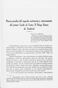 del primer Conde de Castro, D. Diego G&oacute;mez de Sandoval