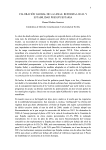 valoración global de la lrsal - Federación Andaluza de Municipios y