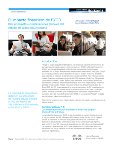 El impacto financiero de BYOD Horizons