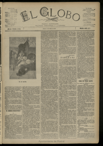 El Globo : diario ilustrado del 14 de enero de 1893, nº 6277
