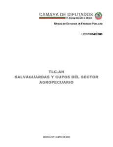 tlc-an salvaguardas y cupos del sector agropecuario