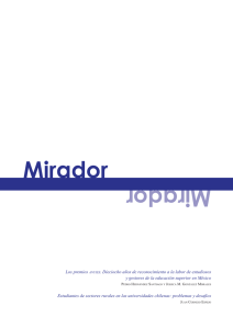 Mirador Mirador - Revista de la Educación Superior ANUIES
