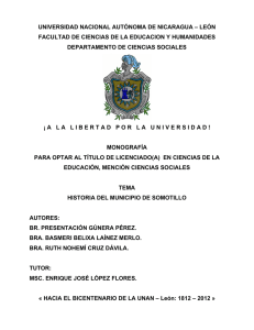 universidad nacional autónoma de nicaragua – león facultad de