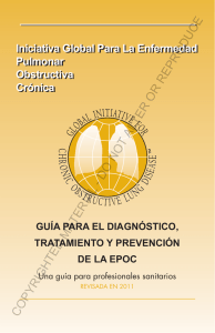 Guía para la EPOC - GOLD 2011 - Departamento de Farmacología y