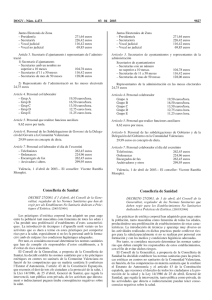 DECRET 27/2003, d`1 d`abril, del Consell de la Generalitat