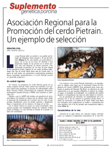 Asociación Regional para la promoción del cerdo Pietrain: Un