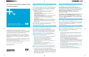 HP ProLiant Essentials Foundation Pack
