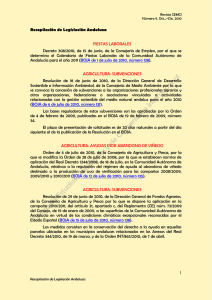 1 Recopilación de Legislación Andaluza FIESTAS