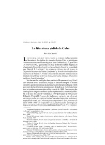 La literatura yídish de Cuba
