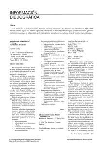 Información bibliográfica - Revista de Metalurgia