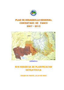 plan de desarrollo regional concertado de pasco 2007