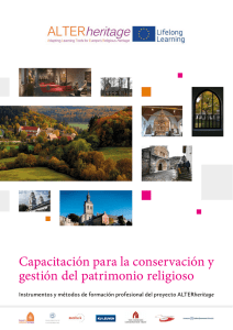 Capacitación para la conservación y gestión del patrimonio religioso