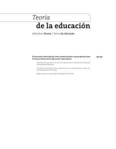 El encuentro intercultural como acontecimiento: una propuesta para