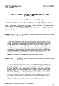 estudio sistemático del género sudamericano diplolepis