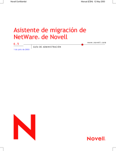 Asistente de migración de NetWare® de Novell