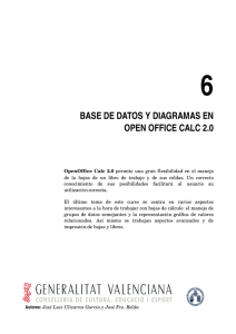 Base de datos y diagramas en OpenOffice Calc