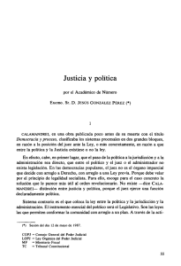 Justicia y política
