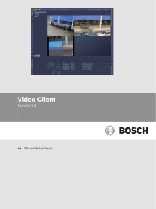 Manual del software: Video Client