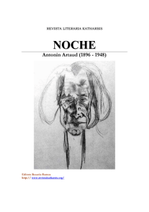 Antonin Artaud (1896 - 1948) - Revista literaria Katharsis