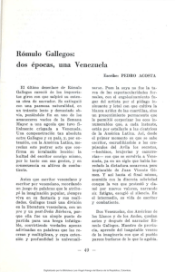 Rómulo Gallegos - Publicaciones