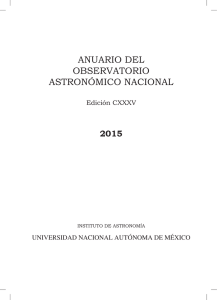 2015 - Instituto de Astronomía