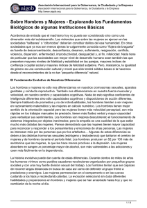 Sobre Hombres y Mujeres - Asociación Internacional para la