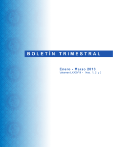BOLETÍN TRIMESTRAL - Banco Central de la República Dominicana