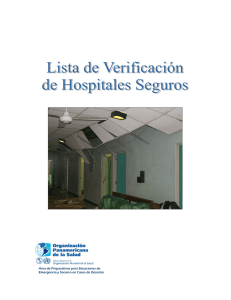 Lista Verificacion Hospitales Seguro