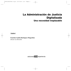 La Administración de Justicia Digitalizada