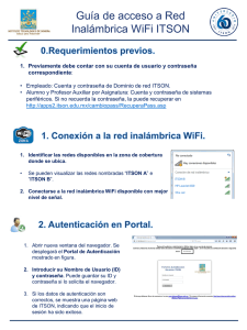 Guía de acceso a Red Inalámbrica WiFi ITSON