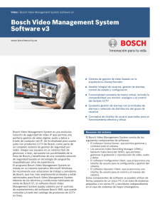 Bosch Video Management System Software v3