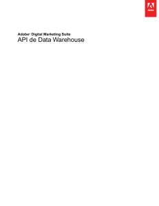 API de Data Warehouse - Adobe Marketing Cloud