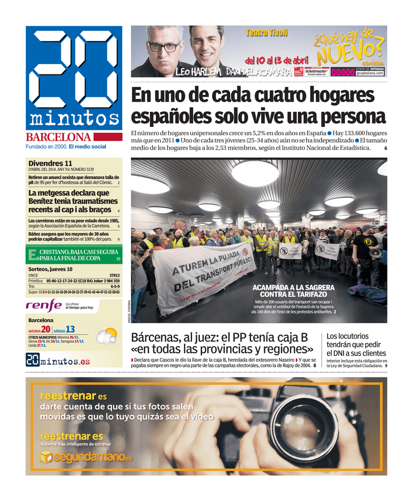 Publicidad de tele5 de perdida de peso herbalife