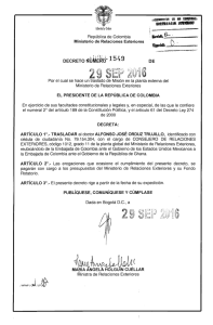 decreto 1549 del 29 de septiembre de 2016