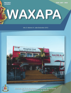 Revista Waxapa 9 - Universidad Autónoma de Nayarit