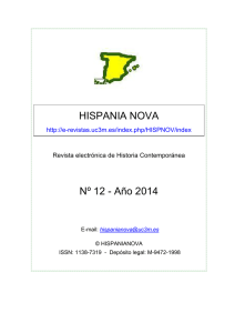 Revista Hispania Nova, nº 12 (2014)