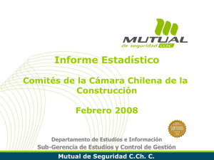 Informe Estadístico C.Ch.C. - Biblioteca CChC