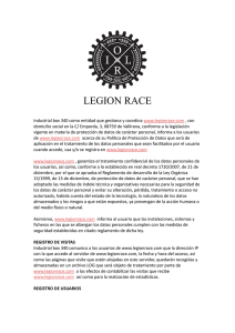 Privacidad - Legion Race