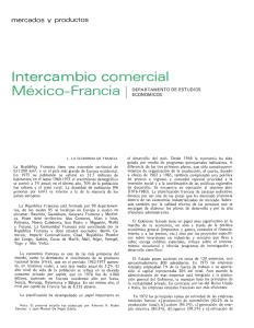 Intercambio comercial México-Francia 1